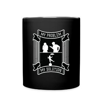 Circus Clown My Problem My Pictogram Mom Clowning - Full Colour Mug - black - Front