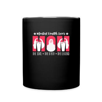 Amant de la santé mentale Maman L’idole Les soins de santé - Mug uni - noir - Devant