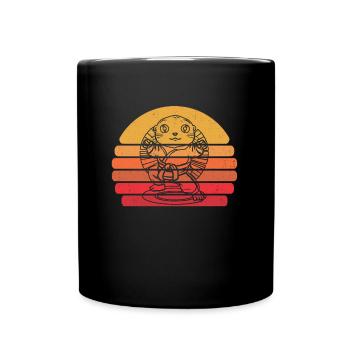 Karate - Tasse einfarbig - Schwarz - Vorne