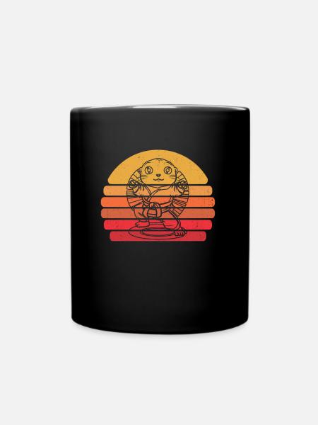 Karate - Tasse einfarbig - Schwarz