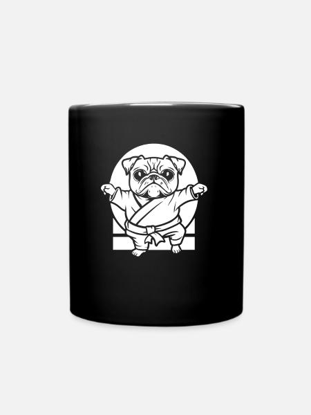 Karate - Tasse einfarbig - Schwarz
