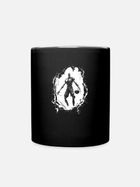 Basketball Basketballer - Tasse einfarbig - Schwarz