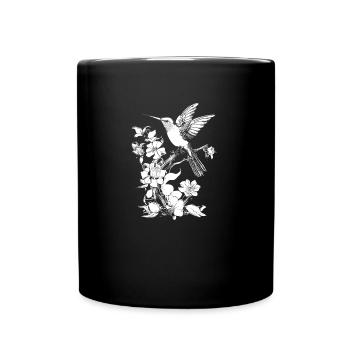 Kolibri - Tasse einfarbig - Schwarz - Vorne