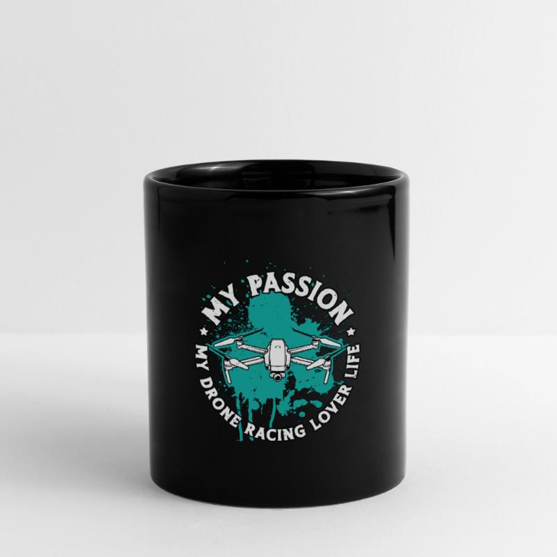 Amateur de courses de drones Ma passion Ma course de drones FPV Mug uni