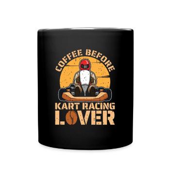 Kart Racing Lover Coffee Kart Driver Coffee Lover - Mug uni - noir - Devant