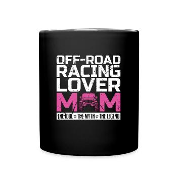 Off-Road Racing Lover Mom The Idol The Motocross - Full Colour Mug - black - Front