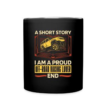 Off-Road Racing Lover A Short Story Off-Road Racer - Tasse einfarbig - Schwarz - Vorne
