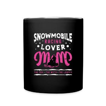 Snowmobile Racing Lover Mom The Idol Motorsport - Tasse einfarbig - Schwarz - Vorne