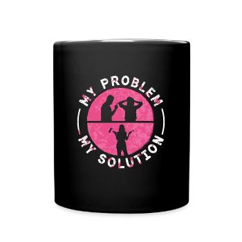 Painter My Problem My Pictogram Mom House Painter - Tasse einfarbig - Schwarz - Vorne
