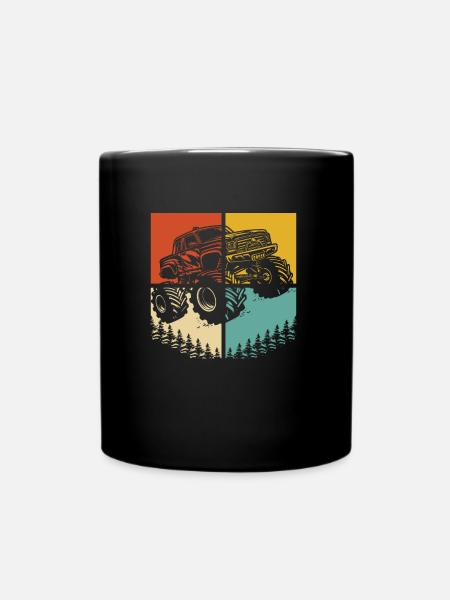Monster Truck - Full Colour Mug - black