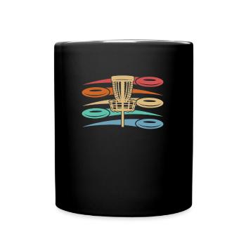 Frisbee Golf Disc Golf - Full Colour Mug - black - Front