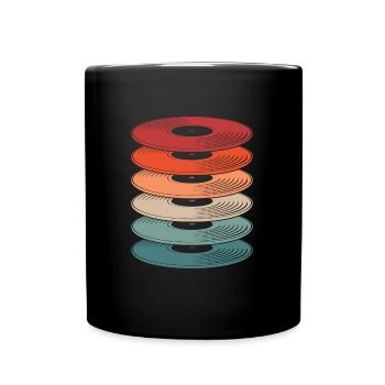 Vinyl Record Collector - Full Colour Mug - black - Front