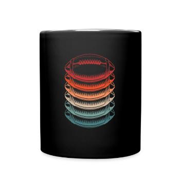 American football - Full Colour Mug - black - Front
