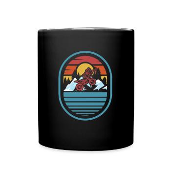 Mx Motocross Dirt Bike - Mug uni - noir - Devant