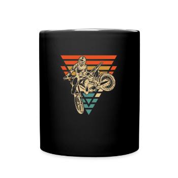 Mx Motocross Dirt Bike - Mug uni - noir - Devant