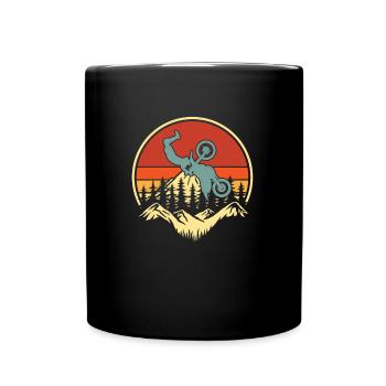 Mx Motocross Dirt Bike - Mug uni - noir - Devant