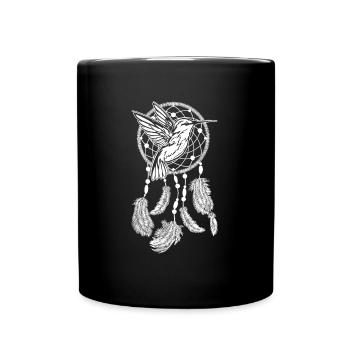Colibri Dream Catcher - Mug uni - noir - Devant