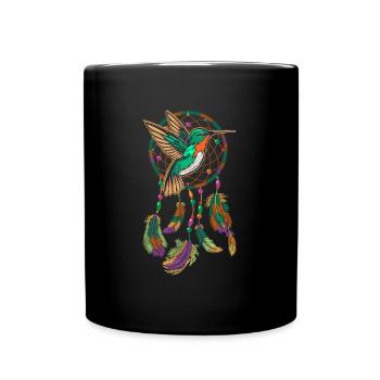 Colibri Dream Catcher Dream Catcher Oiseau - Mug uni - noir - Devant