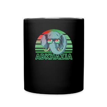 Abkhazie - Mug uni - noir - Devant