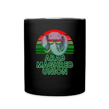 Union des Arabischen Maghreb - Tasse einfarbig - Schwarz - Vorne