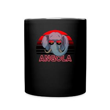 Angola - Mug uni - noir - Devant