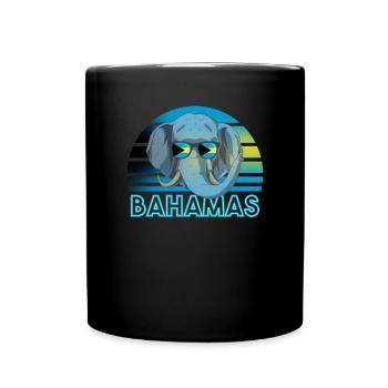 Bahamas - Full Colour Mug - black - Front