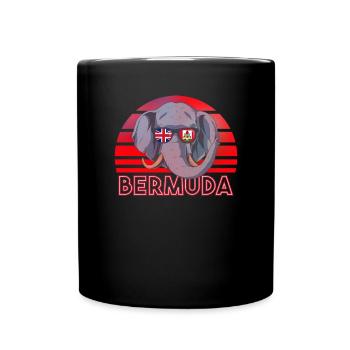 Bermuda - Tasse einfarbig - Schwarz - Vorne