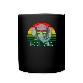 Bolivia - Full Colour Mug - black - Front