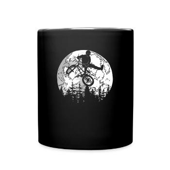 Bmx Bmx Biker Mond - Tasse einfarbig - Schwarz - Vorne