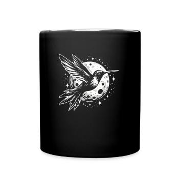 Hummingbird Dreamcatcher Bird - Full Colour Mug - black - Front