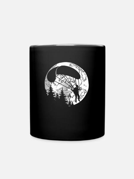 Parapente Parapente Lune - Mug uni - noir