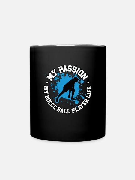 Joueur de pétanque Ma passion Mon sport de pétanque - Mug uni - noir