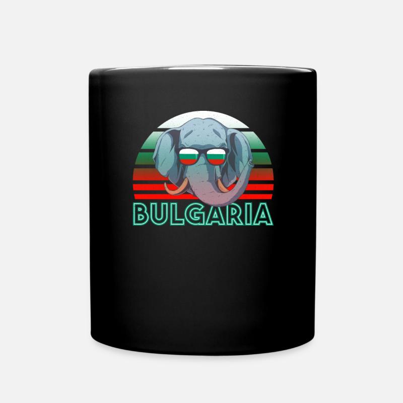 Bulgarien - Tasse einfarbig - Schwarz