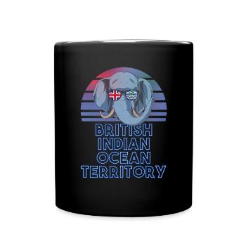 Territoire britannique de l'océan Indien - Mug uni - noir - Devant