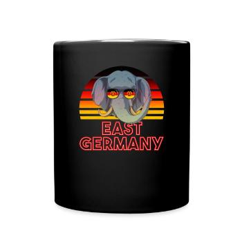 DDR - Tasse einfarbig - Schwarz - Vorne