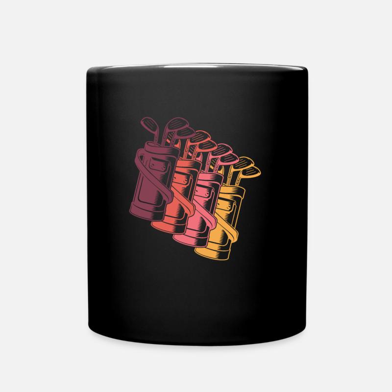 Golf Golfer Golfen - Tasse einfarbig - Schwarz