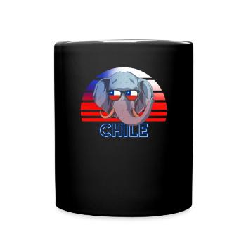 Chile - Tasse einfarbig - Schwarz - Vorne