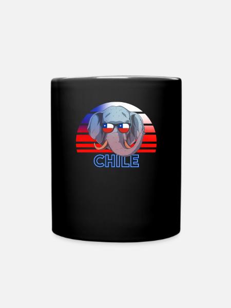 Chile - Tasse einfarbig - Schwarz