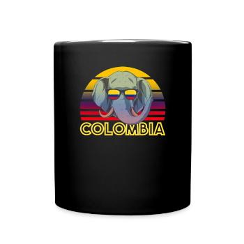 Colombia - Full Colour Mug - black - Front