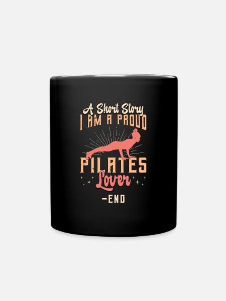 Amateur de Pilates Une petite histoire Je suis un coach de Pilates - Mug uni - noir