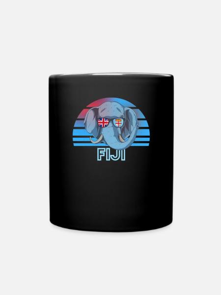 Fiji - Full Colour Mug - black