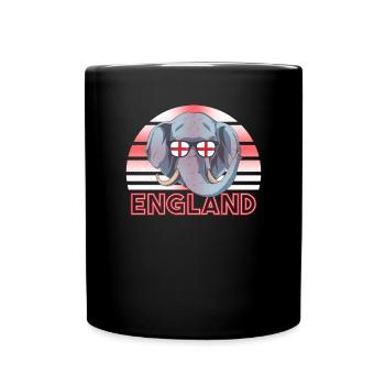 Angleterre - Mug uni - noir - Devant