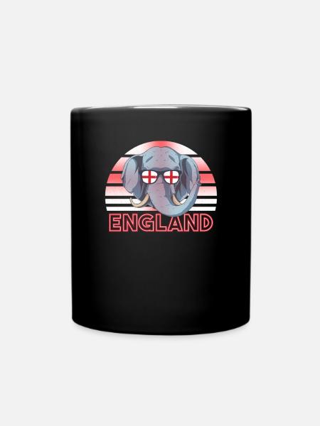 England - Full Colour Mug - black