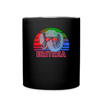Eritrea - Tasse einfarbig - Schwarz - Vorne