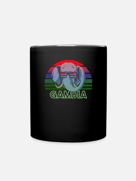 Gambie - Mug uni - noir