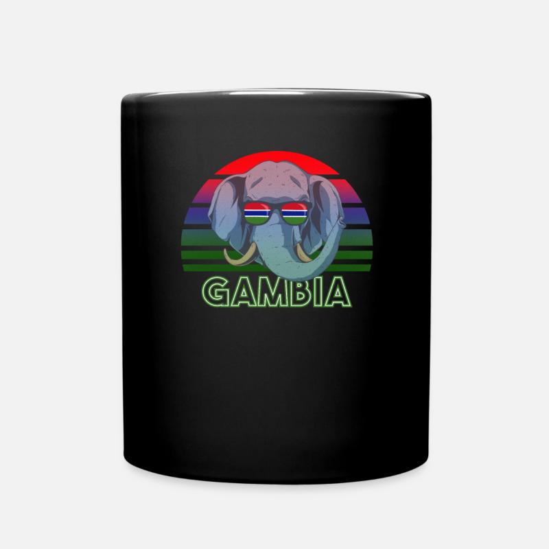 Gambie - Mug uni - noir