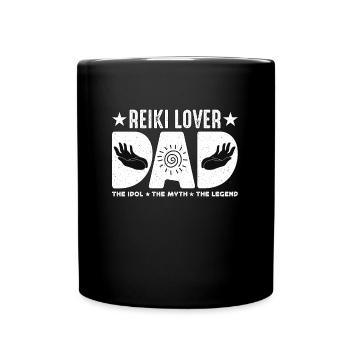 Papa Amant Reiki L’Idole Le Mythe Maître Reiki - Mug uni - noir - Devant