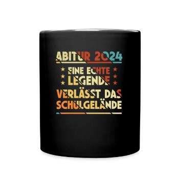Funny Abi 2024 Legend Teacher Student Prom - Full Colour Mug - black - Front