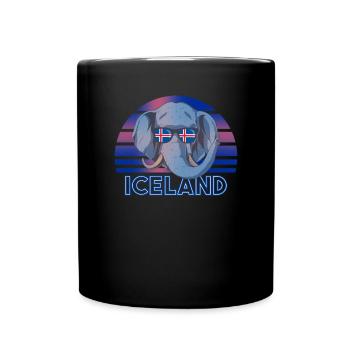 Iceland - Full Colour Mug - black - Front