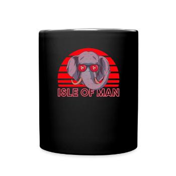 Île de Man - Mug uni - noir - Devant